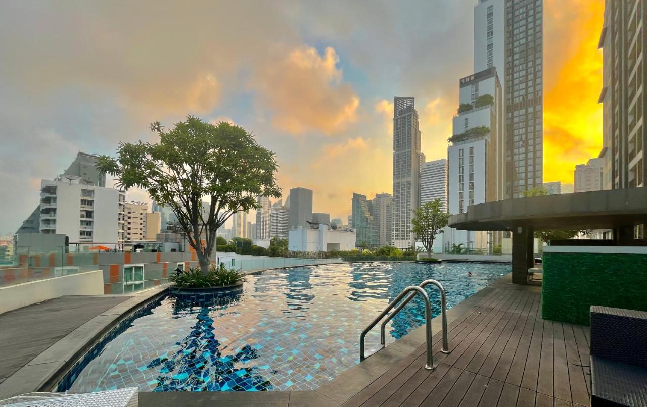 בנגקוק Cozy Studio Walk To Bts Free Wi-Fi Great Location מראה חיצוני תמונה