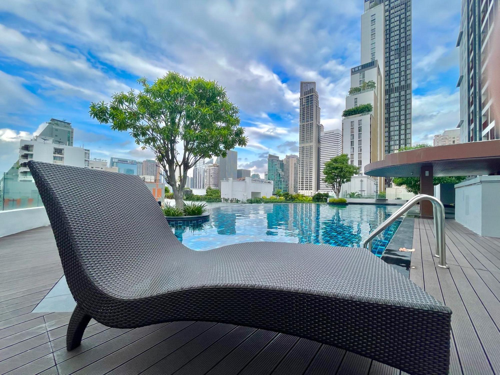 בנגקוק Cozy Studio Walk To Bts Free Wi-Fi Great Location מראה חיצוני תמונה