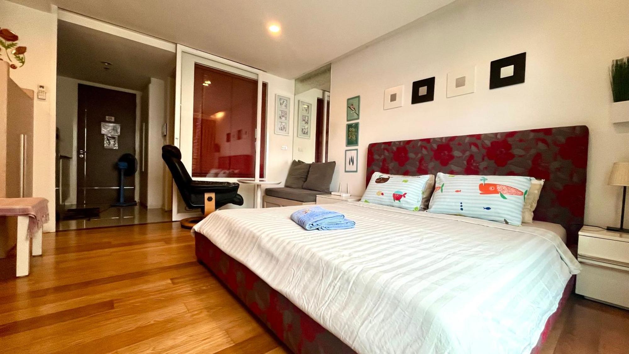בנגקוק Cozy Studio Walk To Bts Free Wi-Fi Great Location מראה חיצוני תמונה